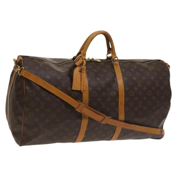 LOUIS VUITTON Monogram Keepall Bandouliere 60 Boston Bag M41412 - Picture 1 of 16